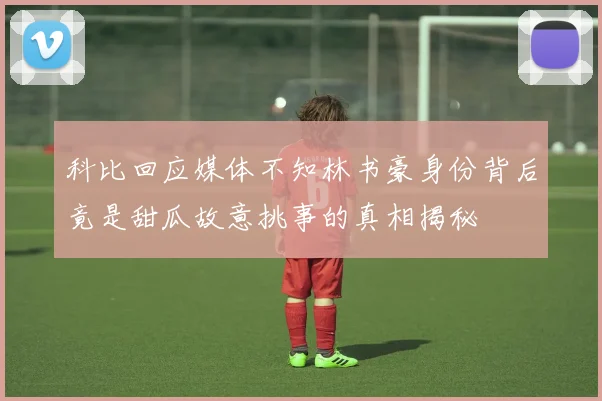 科比回应媒体不知林书豪身份背后竟是甜瓜故意挑事的真相揭秘